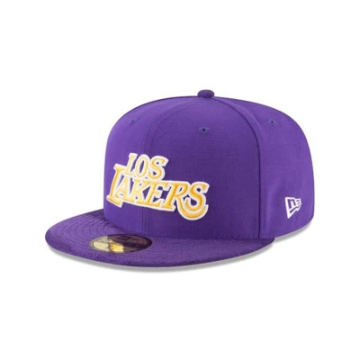 Los Angeles Lakers Gorra | New Era NBA Team Front 59fifty Fitted Cap Mexico - Morados